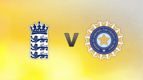 England Lions v India A badge graphic