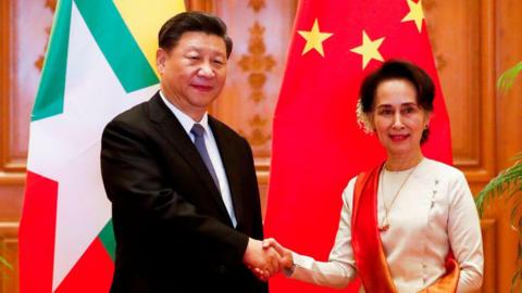 ဒေါ်အောင်ဆန်းစုကြည်ဟာ မိတ်ဆွေဟောင်းလို့ တရုတ်ပြော