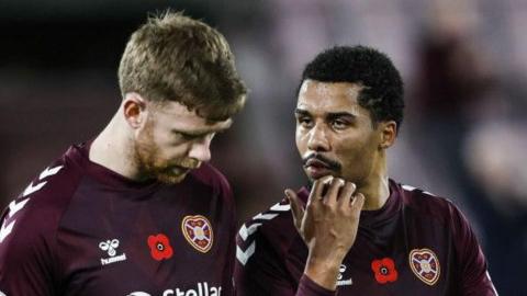Hearts look dejected