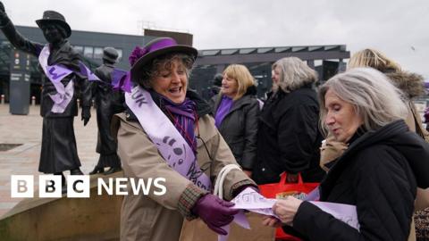 A group of Waspi campaigners 