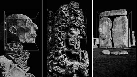 A mummy, a Mayan temple and Stonehenge