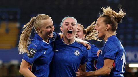 Chelsea celebrate