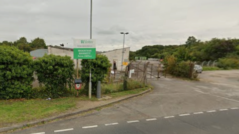 A former council depot site on Marlborough Road in Royal Wootton Bassett