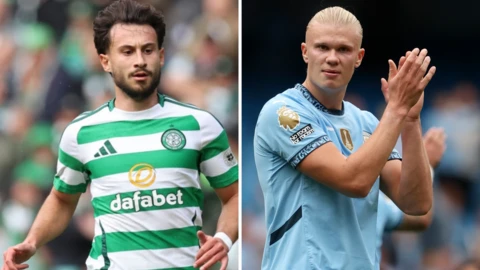 Celtic and Manchester City play in the Champions League on Wednesday night