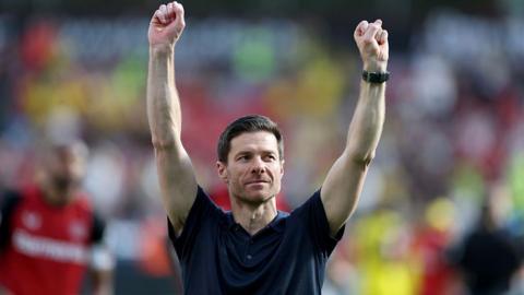 Bayer Leverkusen manager Xabi Alonso