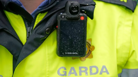 Garda jacket and bodycam