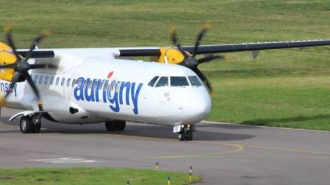 An Aurigny aircraft