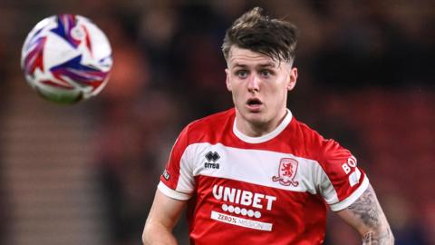 Ben Doak watching the ball during a Middlesbrough game at the Riverside