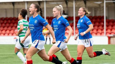 Kirsty Howat scored the winning goal for Rangers against Celtic