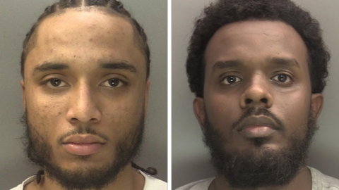 Mugshots of Tyjon Cogger and Saabir Mohammed