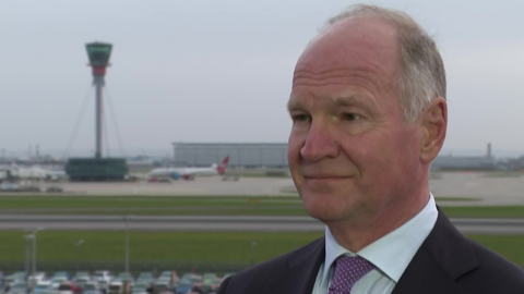 Heathrow's chief executive Thomas Woldbye