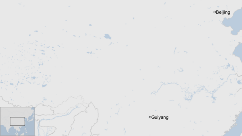 Guiyang China Map