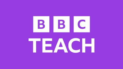 BBC Teach logo. White text reads BBC Teach on a purple background.