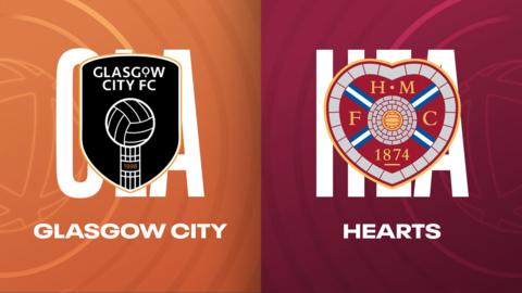 Glasgow City and Hearts badges