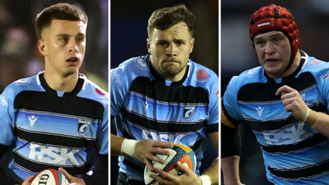 Cameron Winnett, Mason Grady and James Botham