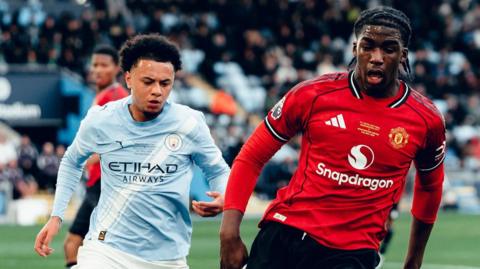 Man City beat rivals Man Utd 2-1 to win FA Youth Cup
