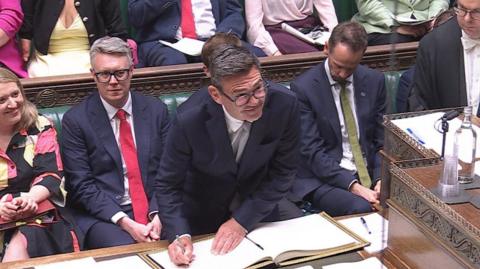 Andy Burnham sworn in as MP