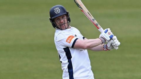 Ben Brown batting