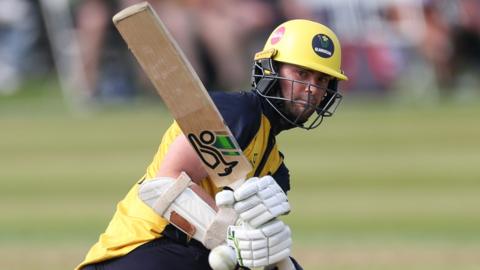 Glamorgan opening bat Eddie Byrom