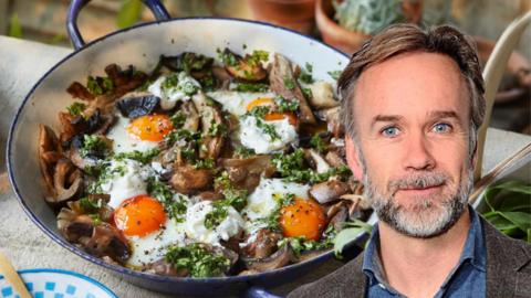 Marcus Wareing’s baked eggs and mushrooms
