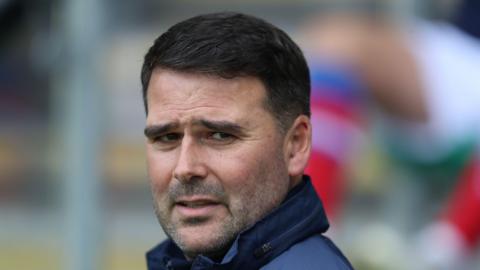 David Healy at Windsor Park on Saturday