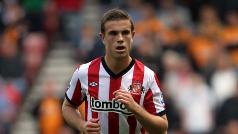 Jordan Henderson during his time at Sunderland earlier in his career