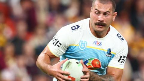 Reagan Campbell-Gillard in action for Gold Coast Titans