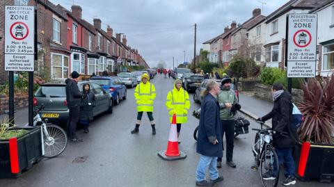 Traffic restrictions on Townend Road