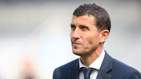 A close-up of Javi Gracia in 2019
