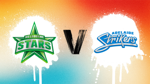 Melbourne Stars v Adelaide Strikers badge graphic