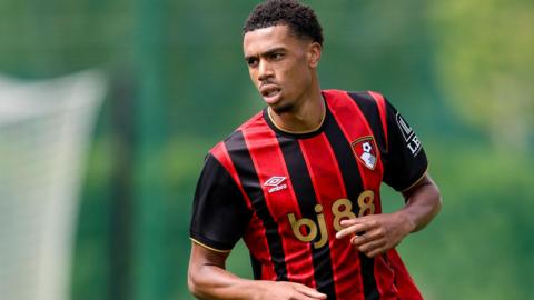 Zain Silcott-Duberry in action for Bournemouth in a pre-season friendly