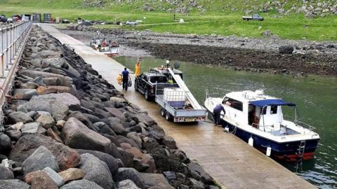 Staffin harbour