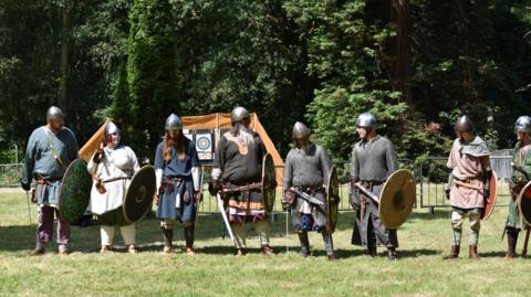 Viking re-enactors at Monks Kirby Fair 2018