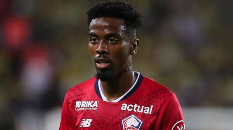 Angel Gomes in action for Lille 