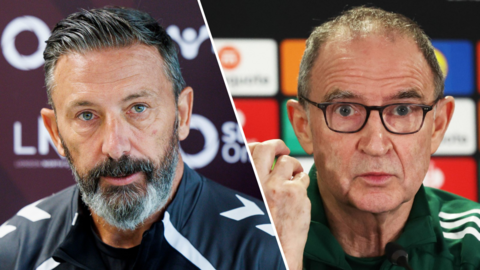 Derek McInnes and Martin O'Neill