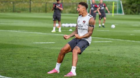 Marcus Tavernier of Bournemouth during a pre-season training