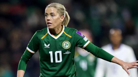 Denise O'Sullivan in action against France on Tuesday