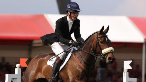 William Fox-Pitt on board Grafennacht at the Badminton Horse Trials