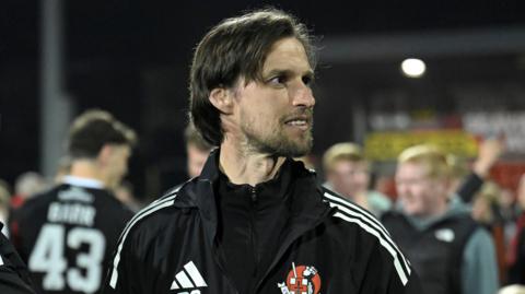 Crusaders manager Declan Caddell 
