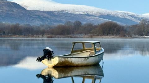 boat on lake