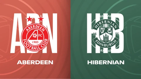 Aberdeen and Hibernian badges
