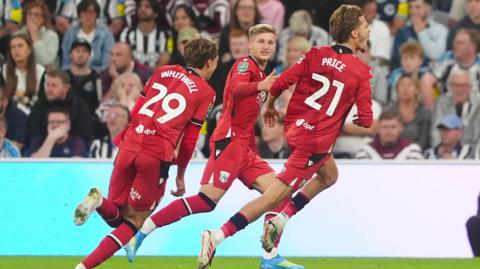 West Brom celebrate
