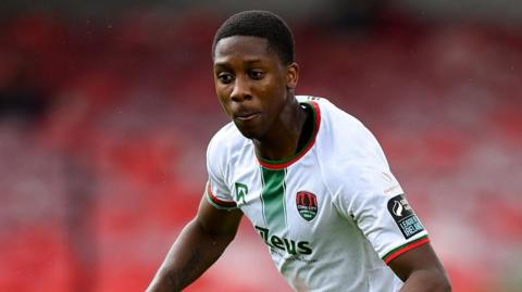 Malik Dijksteel in action for Cork City