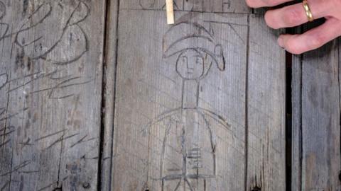 Graffiti found at Dover Castle