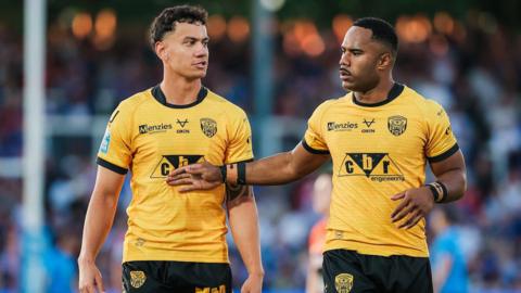 Jason Qareqare and Daejarn Asi of Castleford