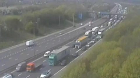 M1 in Leicestershire