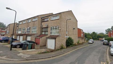 A general view of houses on Stow Crescent