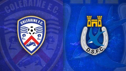 Coleraine v Dungannon Swifts badges