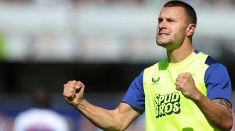 Preston North End's Milutin Osmajic celebrates