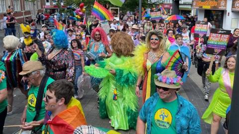 Swindon and Wiltshire pride march